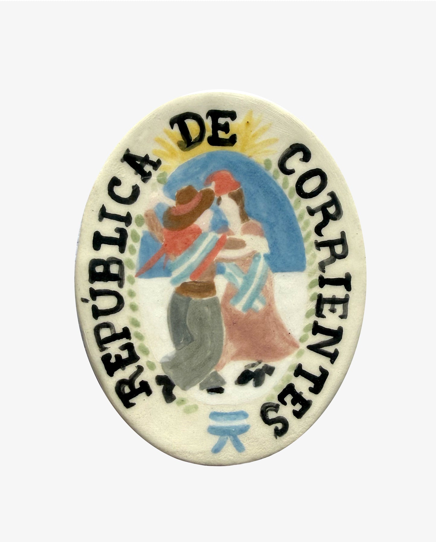 Pin República de Corrientes | Serie Amuletos correntinos - Piezas de Autor - Anísima