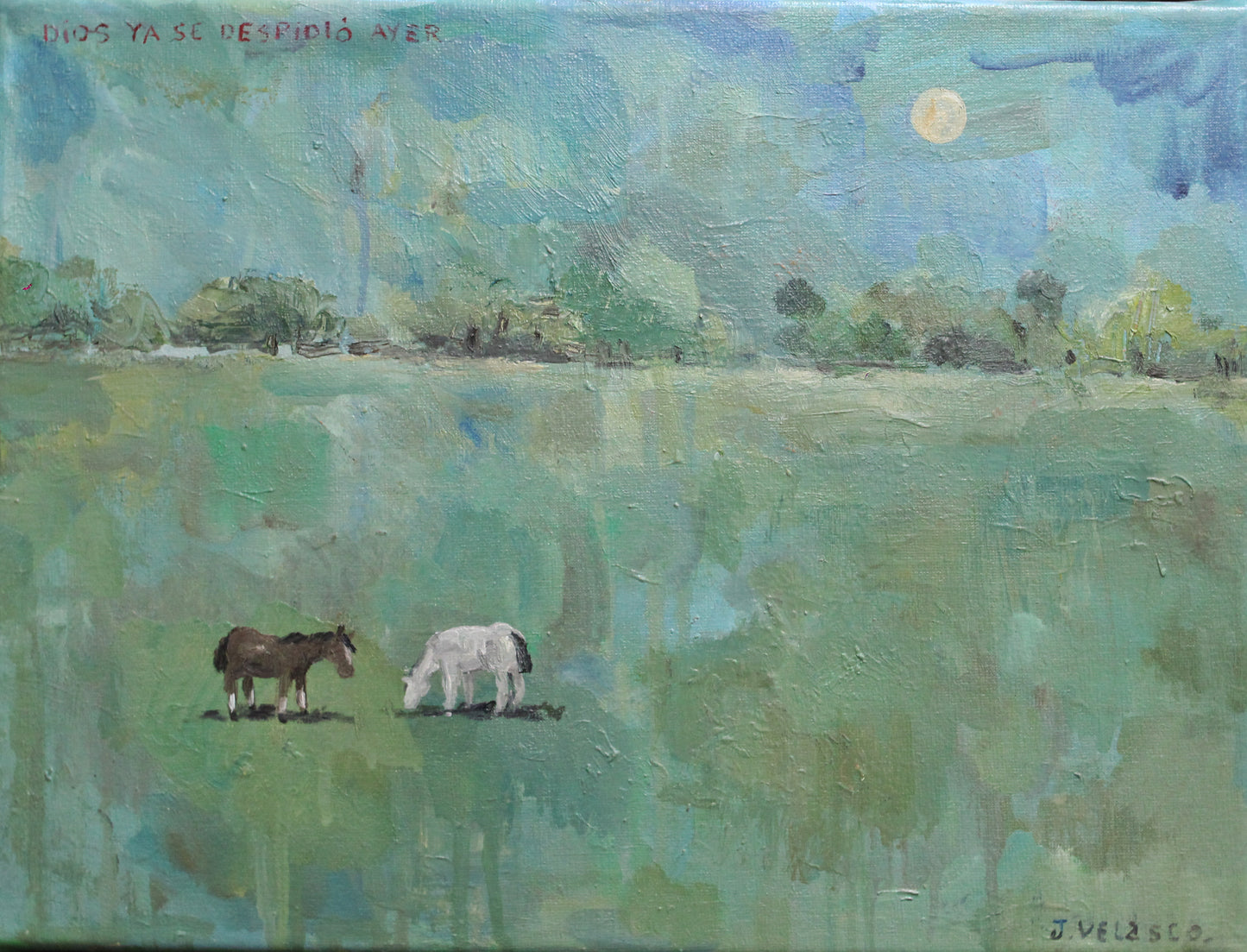 Dios ya se despidió ayer | Serie Pinturas - Javier Velasco