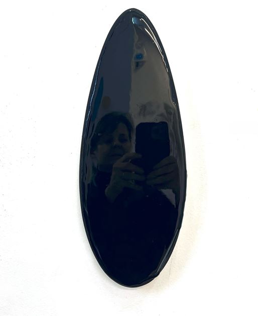 Oval azul noche | Serie Gotas de Rocío - Jacinta Grondona